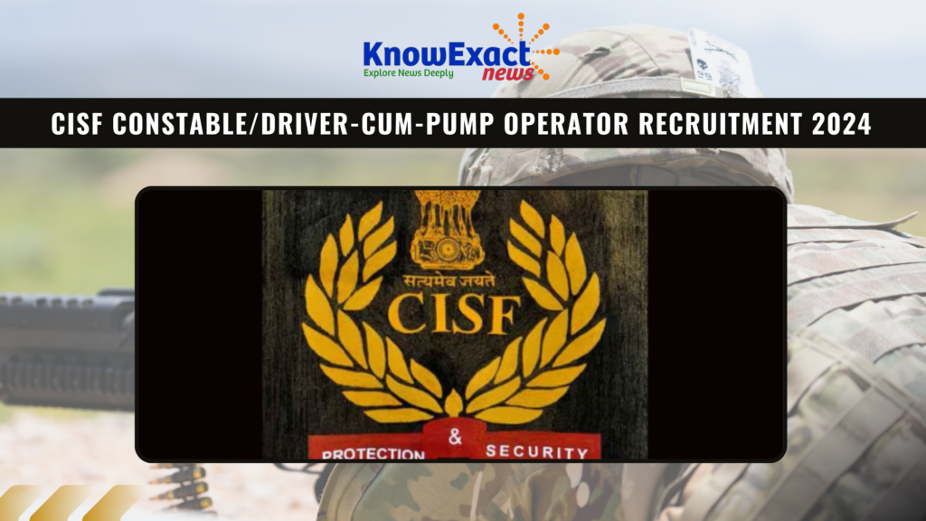 CISF REQUIREMENT 2025